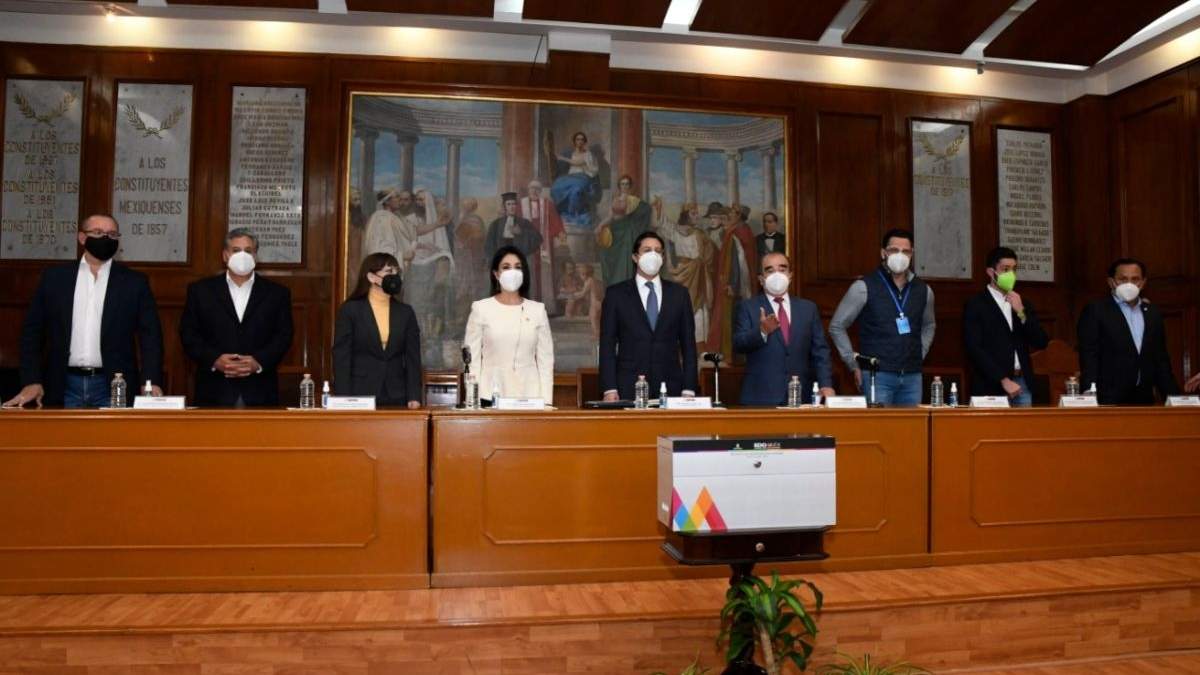 Recepción del paquete fiscal 2021 en el Congreso de Edomex