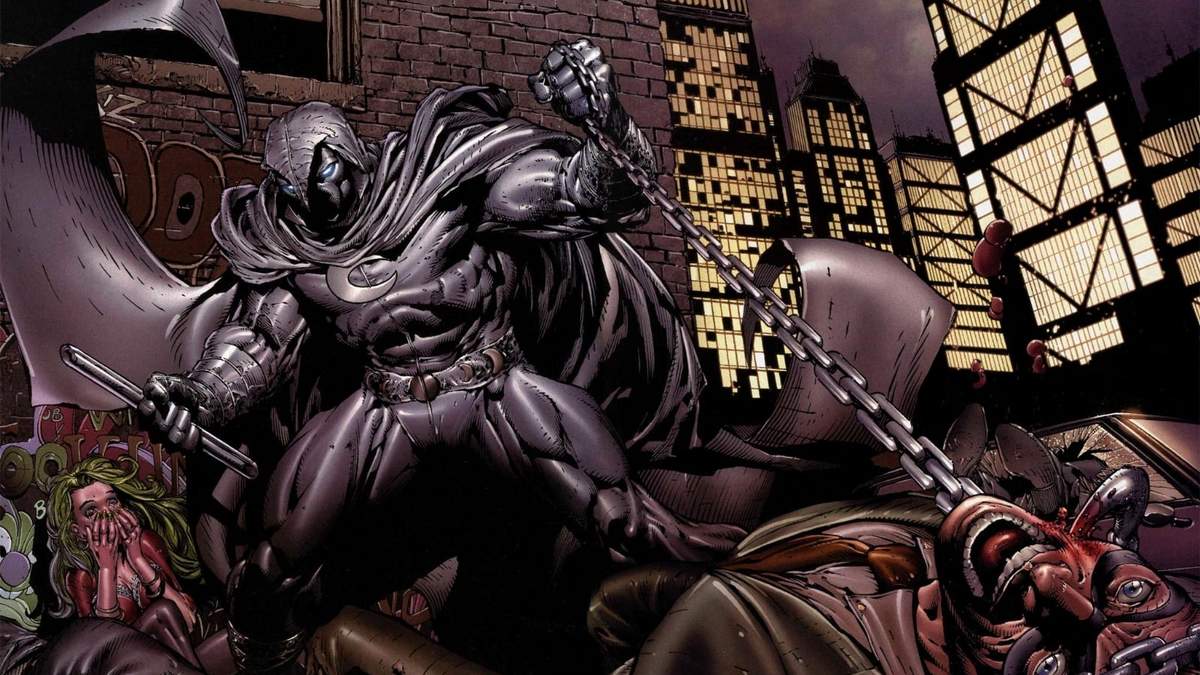 Del papel a la pantalla: Moon Knight llegará a la pantalla el próximo año. Fuente: (Twitter)