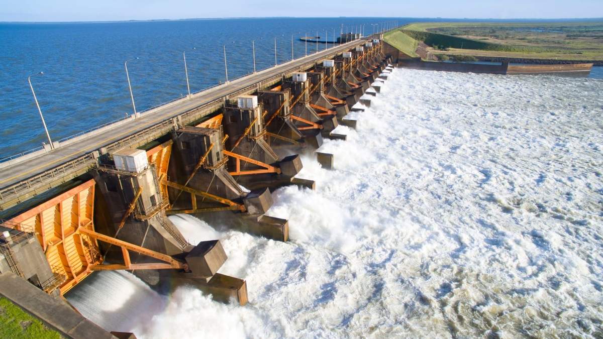 Represa hidroeléctrica Yacyretá. Fuente: (Twitter)