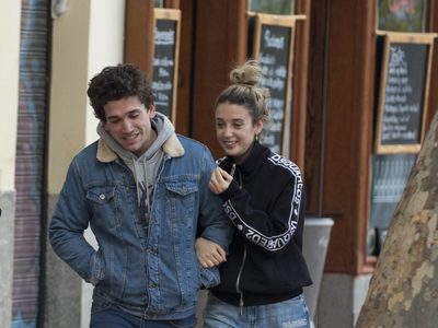 Inseparables: María Pedraza y Jaime Lorente volvieron a una alfombra roja muy especial