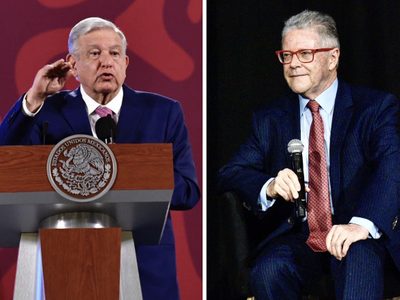 "Si presenta una prueba renuncio": AMLO reta a Sergio Sarmiento a demostrar pacto con cártel