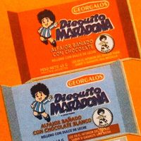 El alfajor Dieguito Maradona, la golosina que inmortalizó al jugador