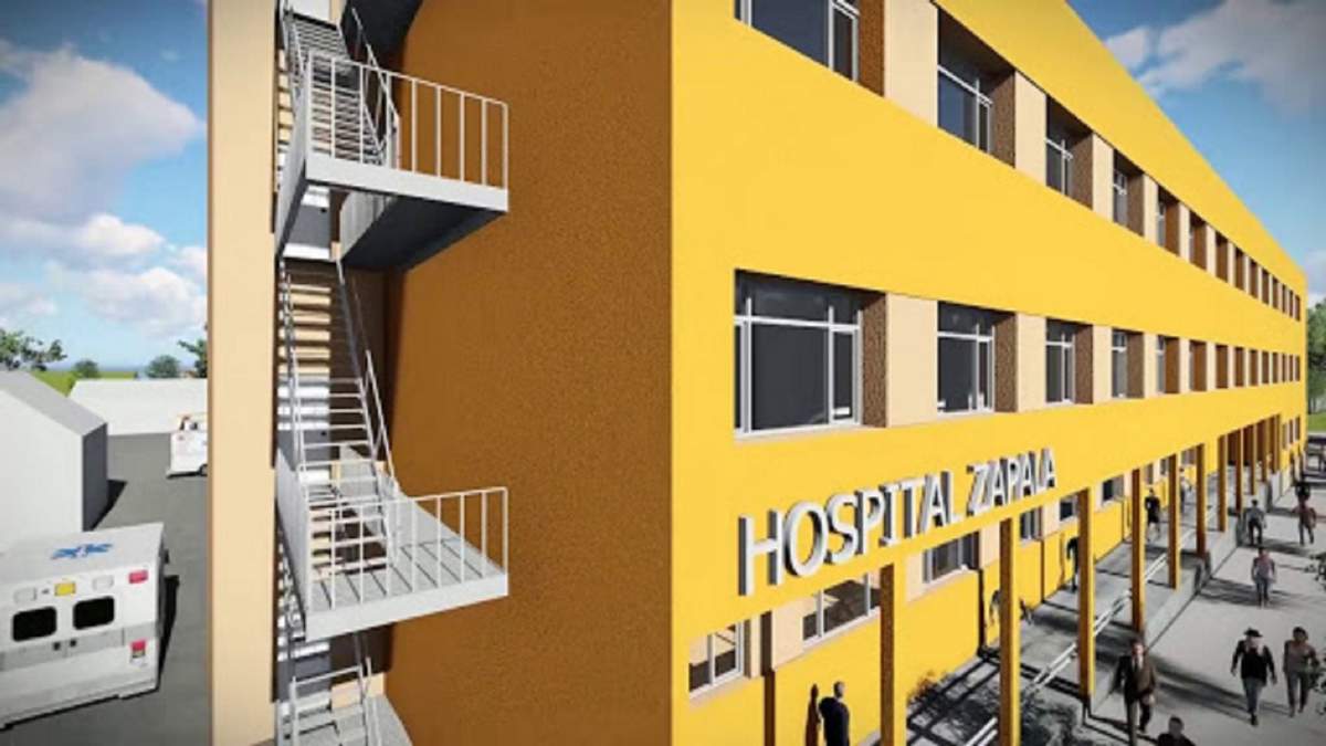El Hospital Zapala fue designado en su momento como polo de derivaciones de pacientes con coronavirus, Fuente: (Twitter).