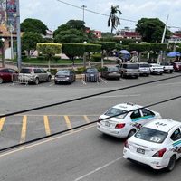 Taxistas protestan en Tabasco por extorsiones del crimen organizado