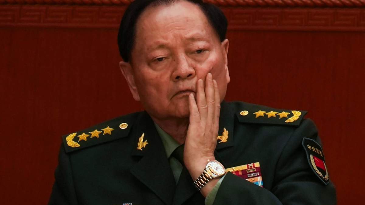El general Zhang Youxia, vicepresidente de la Comisión Central del Ejército de China, durante la sesión inaugural de la Asamblea Popular Nacional, en el Gran Salón del Pueblo de Beijing, China