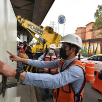 Inicia reconstrucción del tramo colapsado de la L12 del Metro
