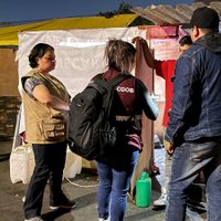Gobierno de CDMX desaloja campamento de migrantes en la Gustavo A. Madero