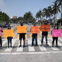 Periodistas protestan por agresión policiaca en el sur de Veracruz