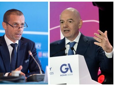 Acusan a Gianni Infantino y Aleksander Ceferin de contribuir a crímenes de guerra en Palestina