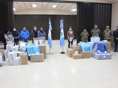 Hospitales de Zapala recibieron importante donación de elementos de sanidad