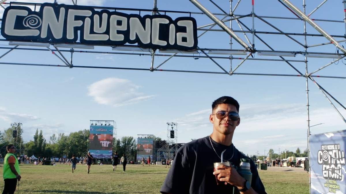 El acceso al predio del escenario Limay. Fuente: (Emiliano ortiz)