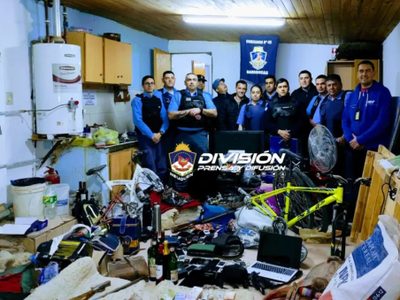 En un allanamiento encontraron elementos robados en los últimos dos años