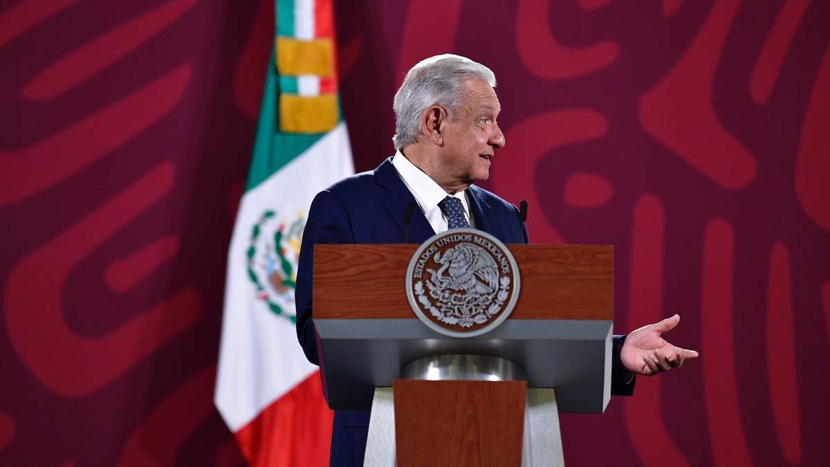 El presidente López Obrador