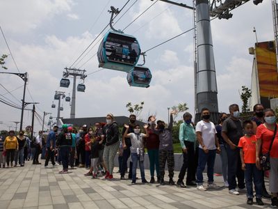 Sheinbaum inaugura Línea 1 del Cablebús; de Cuautepec a Indios Verdes