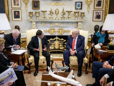 Trump califica de “muy buena reunión” la que sostuvo con Gustavo Petro en la Casa Blanca