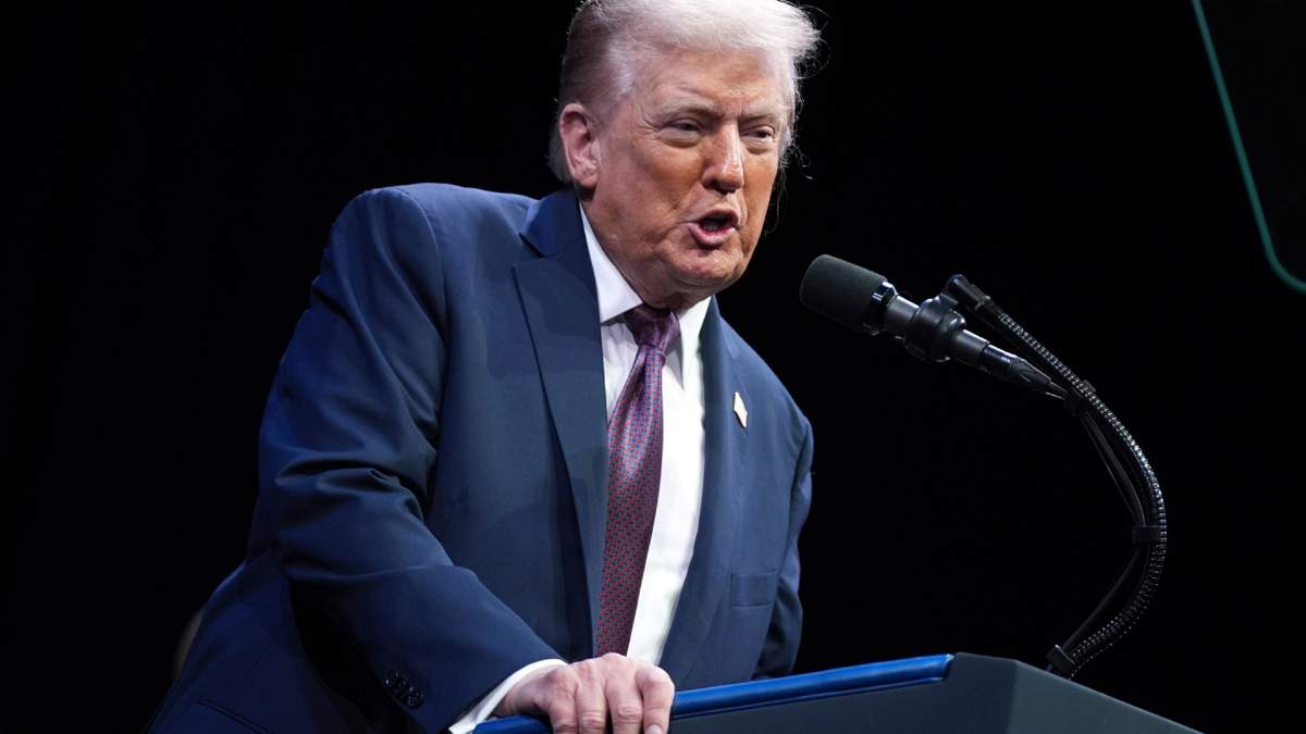 El presidente estadounidense Donald Trump en un evento en el Museo de la Biblia en Washington el 8 de septiembre del 2025