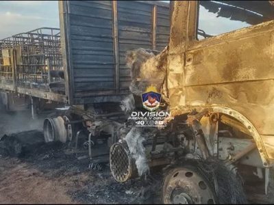 Investigan si se podría haber evitado el incendio del camión con 17 mil litros de material inflamable