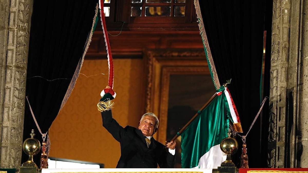 AMLO. Grito de Independencia