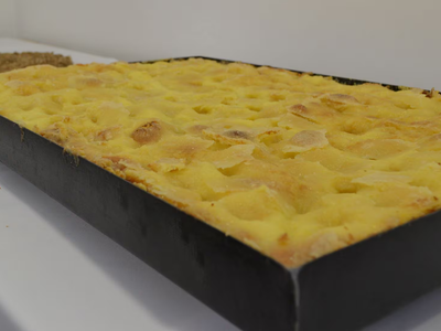 Torta alemana con duraznos: suave, y con una textura y sabor que enamoran, la receta perfecta para una merienda gourmet