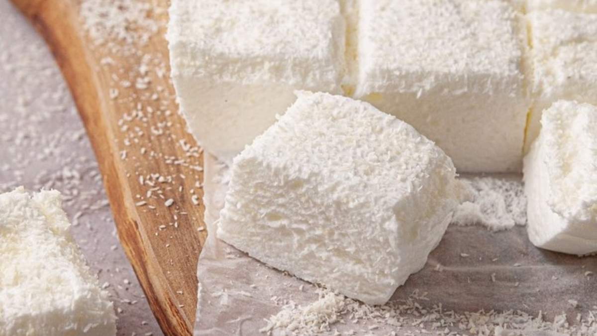 Marshmallow de coco. Fuente: (ma_petite_bouchee)
