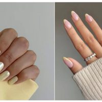Buttercream nails: las uñas cortas y en colores claros que son tendencia este invierno y quedan bien con todo
