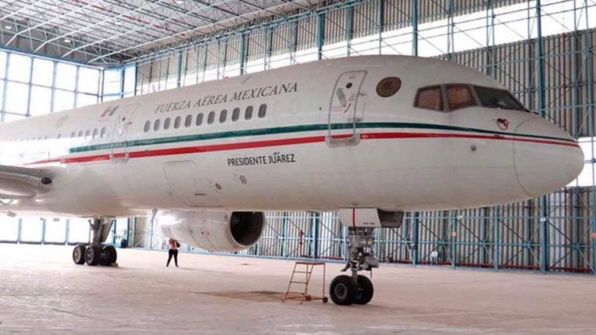 El avión "Benito Juárez", usado por Felipe Calderón