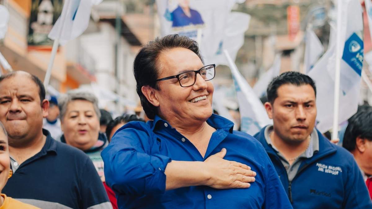 El candidato Fernando Villavicencio