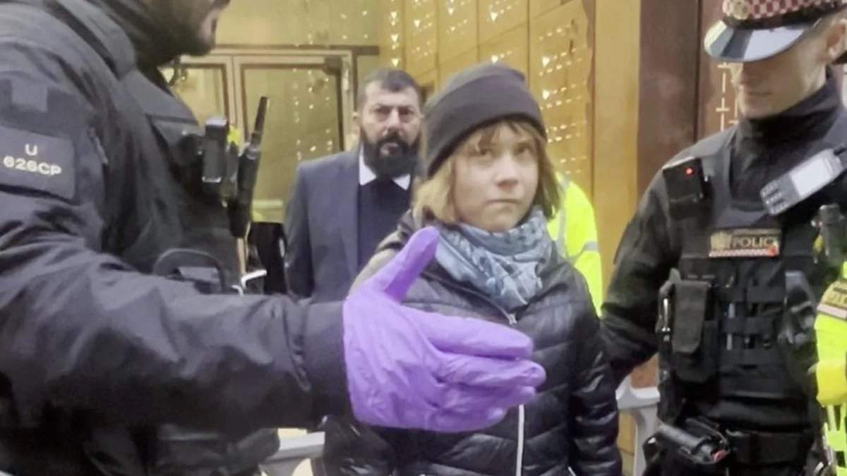 Detención de Greta Thunberg