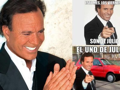 Llegó julio y explotaron las redes: los mejores memes de Julio Iglesias para estallar de la risa
