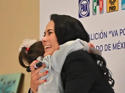 Alejandra del Moral realiza evento de campaña con niños; Morena acusa que los utiliza