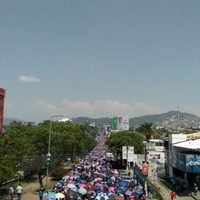 Con megamarcha, la CNTE inicia paro indefinido en Oaxaca