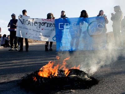 Comunidad educativa del CPEM 69 cortó la ruta: requieren personal para cubrir todos los turnos