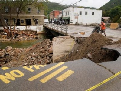 Un condado de Carolina del Norte contabilizó 30 muertes de más por el huracán Helene