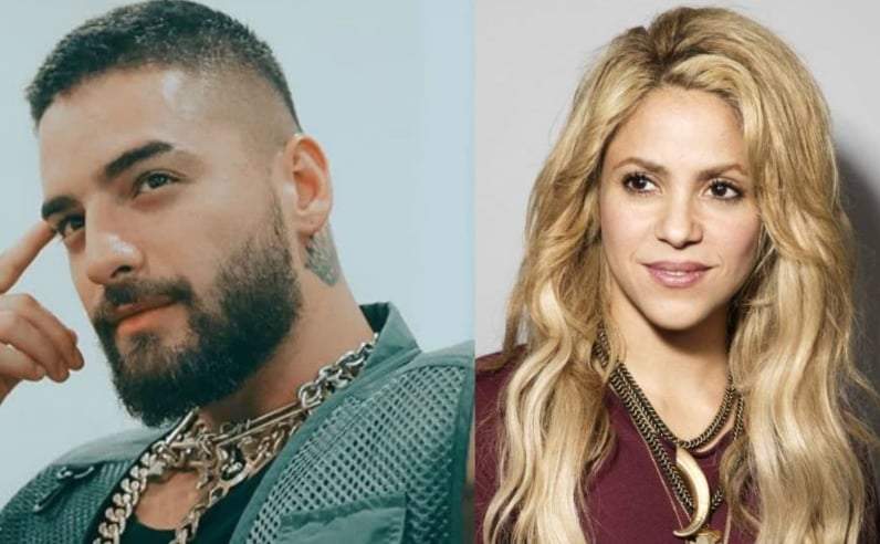 Maluma y Shakira. Fuente: (Instagram)