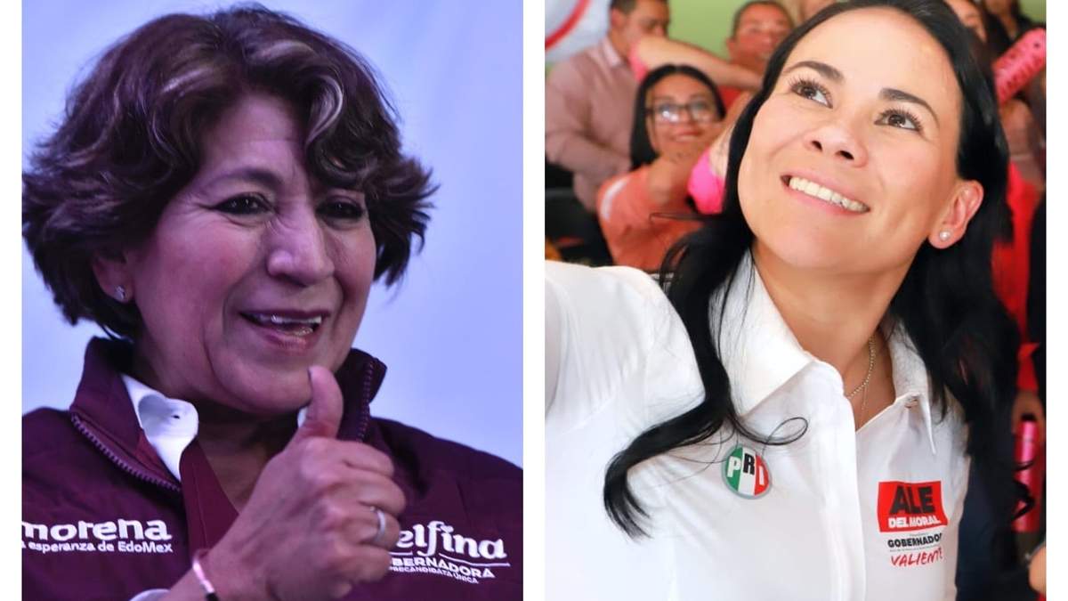 Delfina Gómez y Alejandra del Moral. Disputa