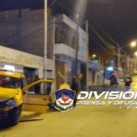 Conducía ebrio y chocó contra un taxi