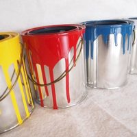 No tires las latas de pintura y reciclalas con esta idea fabulosa que le da un toque a tu baño
