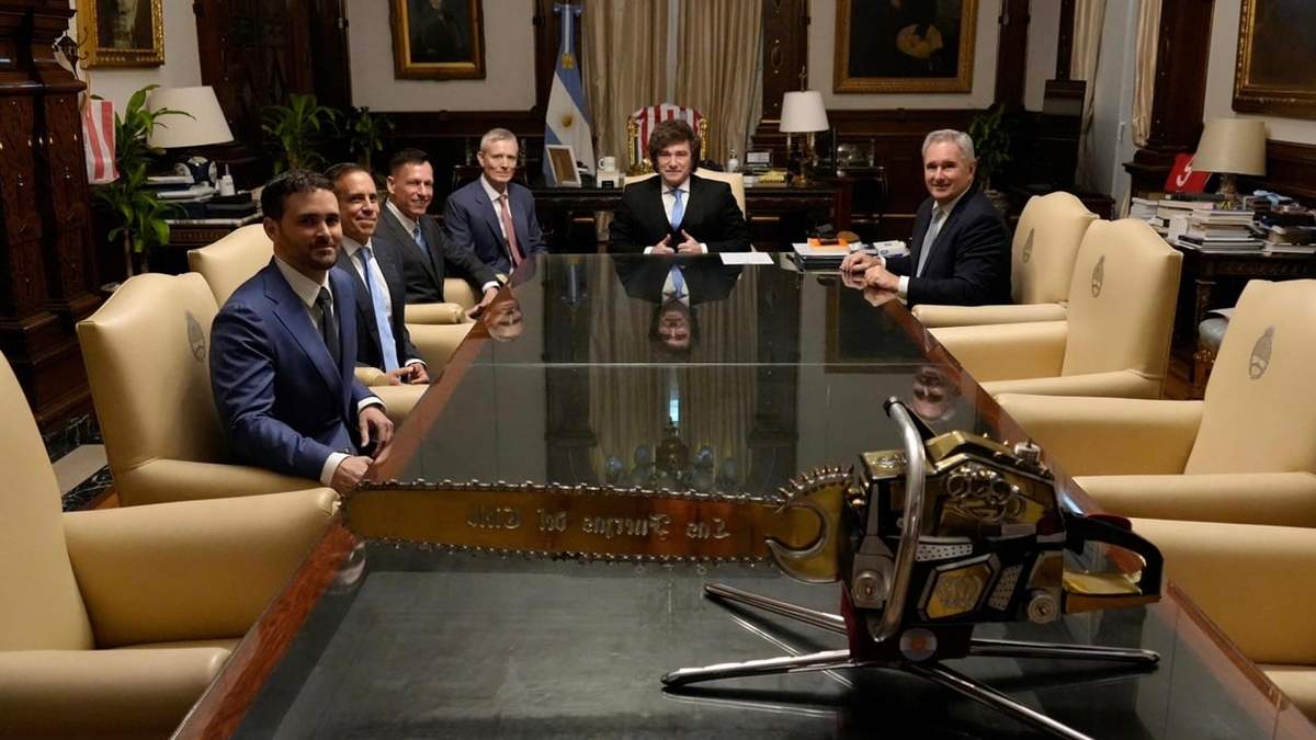 Javier Milei recibió al empresario estadounidense Peter Thiel