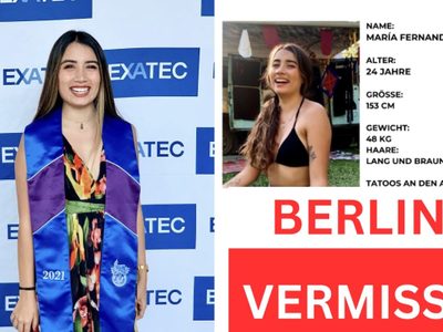 Desaparece en Berlín la mexicana María Fernanda Sánchez, estudiante del Tec de Monterrey