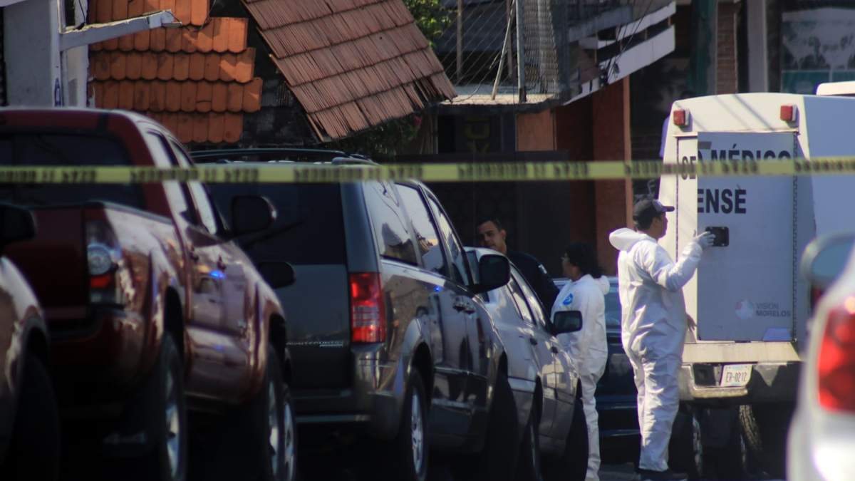 Zona de asesinato en Cuernavaca