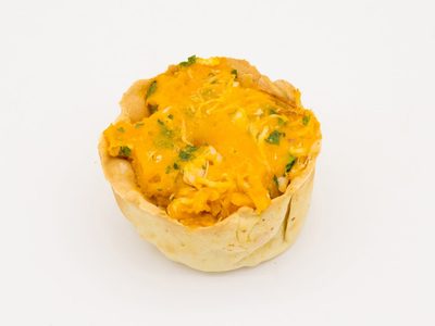 Tarta individual de calabaza y pollo: genial para esos días que no llegás con la plata y querés comer algo rico y sano