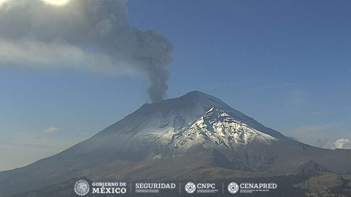 Actividad del Popocatépetl
