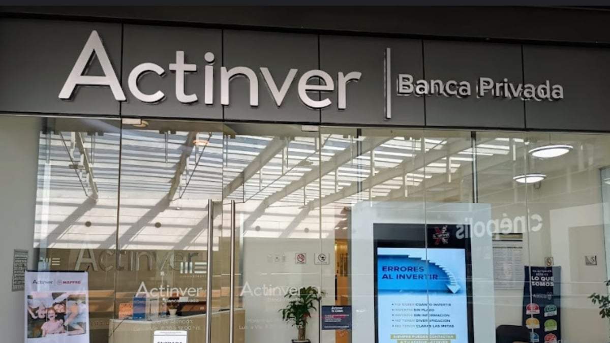 Una sucursal de Banco Actinver