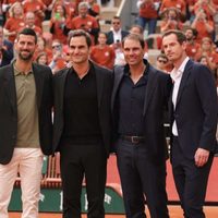 Invitados de lujo: Rafael Nadal tuvo su homenaje y lo disfrutó junto a sus históricos rivales
