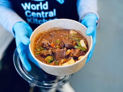 World Central Kitchen cocinó en Madrid ante el paso de Filomena