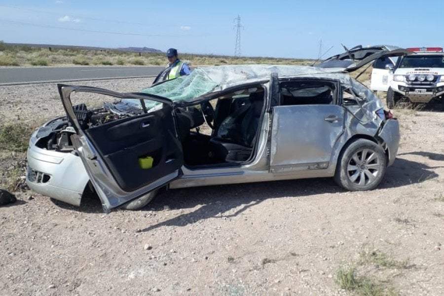 Accidente trágico en Picún Leufú Fuente: (Twitter)