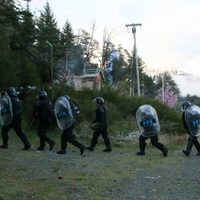 Desalojo en Villa Mascardi: hay 8 detenidos y al menos 12 menores a resguardo de la SENAF