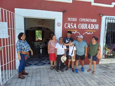 Embellecen la tierra del presidente antes de irse a “La Chingada”