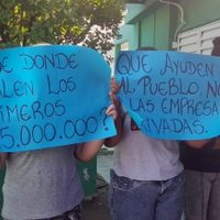 Vecinos de El Chañar protestaron en contra del municipio por la creación de un fondo de riesgo