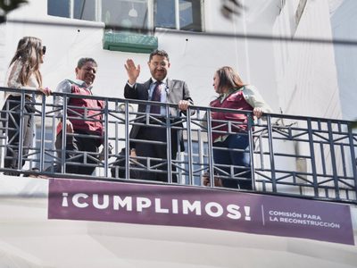 Más de seis años después Batres entrega edificio dañado en sismo de 2017